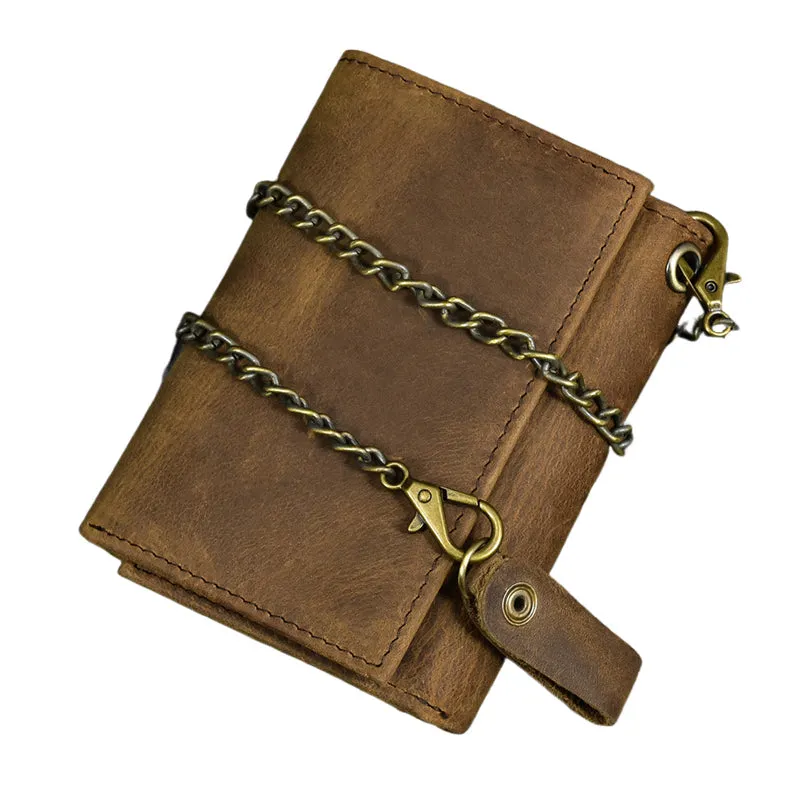 Men's Vintage Trifold Casual Genuine Leather Wallet 84024666X sold by Manly