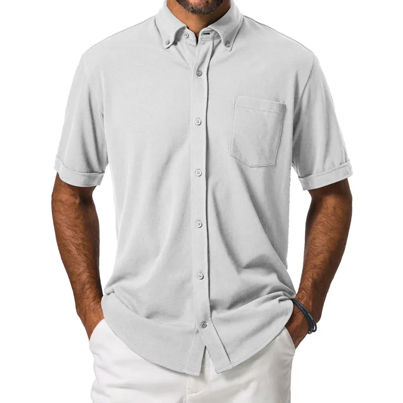 Men's Casual Resort Short-sleeved Shirt 06487421X sold by Manly product image thumbnail 3