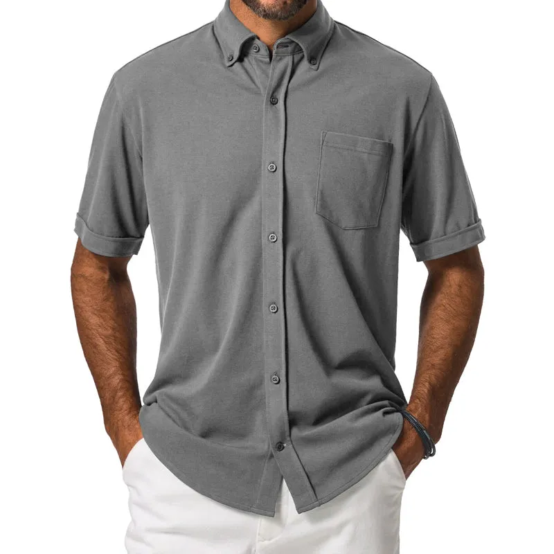 Men's Casual Resort Short-sleeved Shirt 06487421X sold by Manly product image thumbnail 2