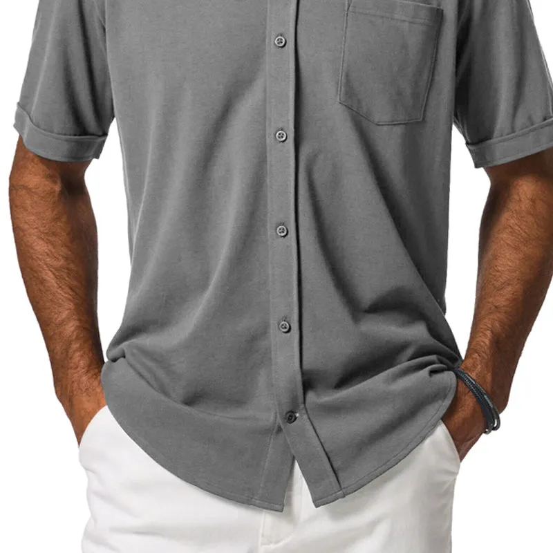 Men's Casual Resort Short-sleeved Shirt 06487421X sold by Manly product image thumbnail 5