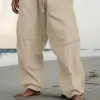 Men's Classic Casual Comfort Resort Linen Pants 12657772K sold by Manly