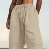 Men's Classic Casual Comfort Resort Linen Pants 12657772K sold by Manly