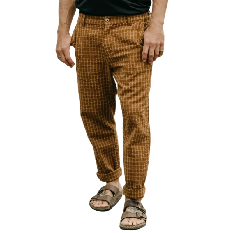 Men's Fashion Comfort Plaid Suit Pants 73736435Z sold by Manly