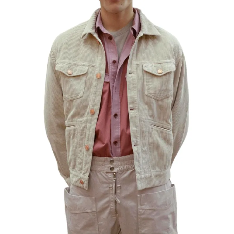 Men's Casual Corduroy Lapel Multi-pocket Single-breasted Slim-fit Jacket 11936663M sold by Manly