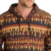 Men's Retro Casual Digital Print Hoodie 79468424F sold by Manly