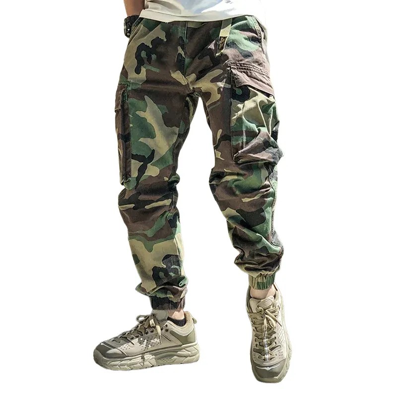 Men's Camouflage Multi-Pocket Cargo Pants 88990284Z sold by Manly