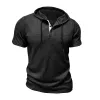 Men's Casual Short-sleeved Hoodie 25350613X sold by Manly