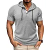 Men's Casual Short-sleeved Hoodie 25350613X sold by Manly