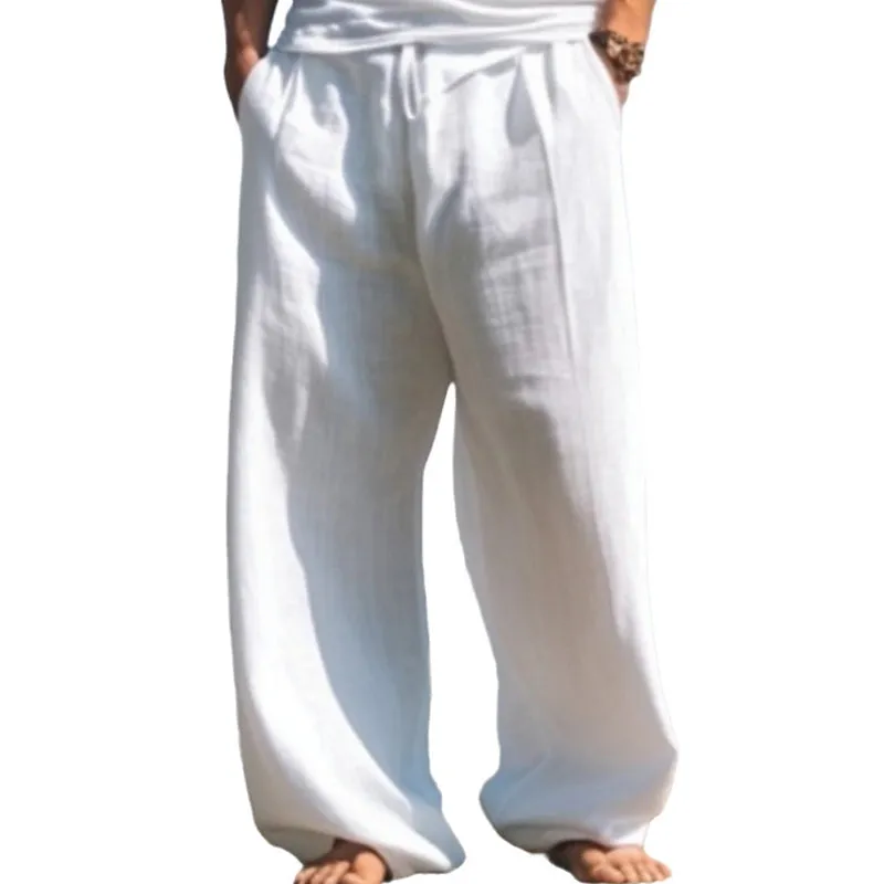 Men's Outdoor Casual Beach Solid Color Pants 64358226X sold by Manly