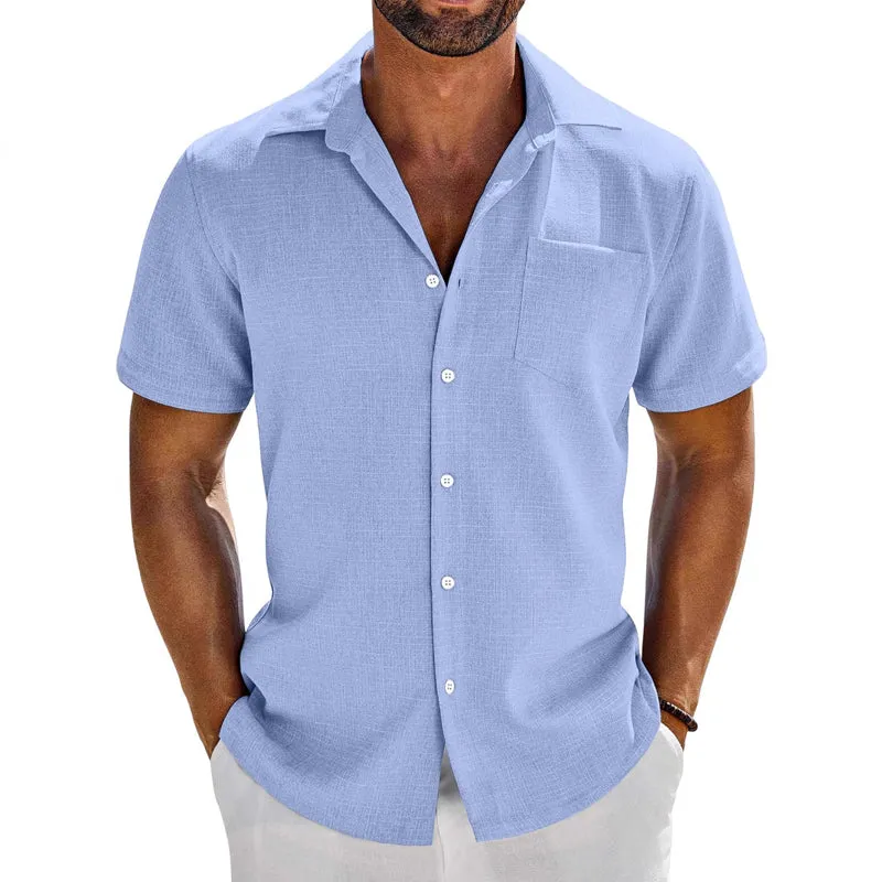 Men's Hawaiian Beach Short Sleeve Shirt 66445614X sold by Manly