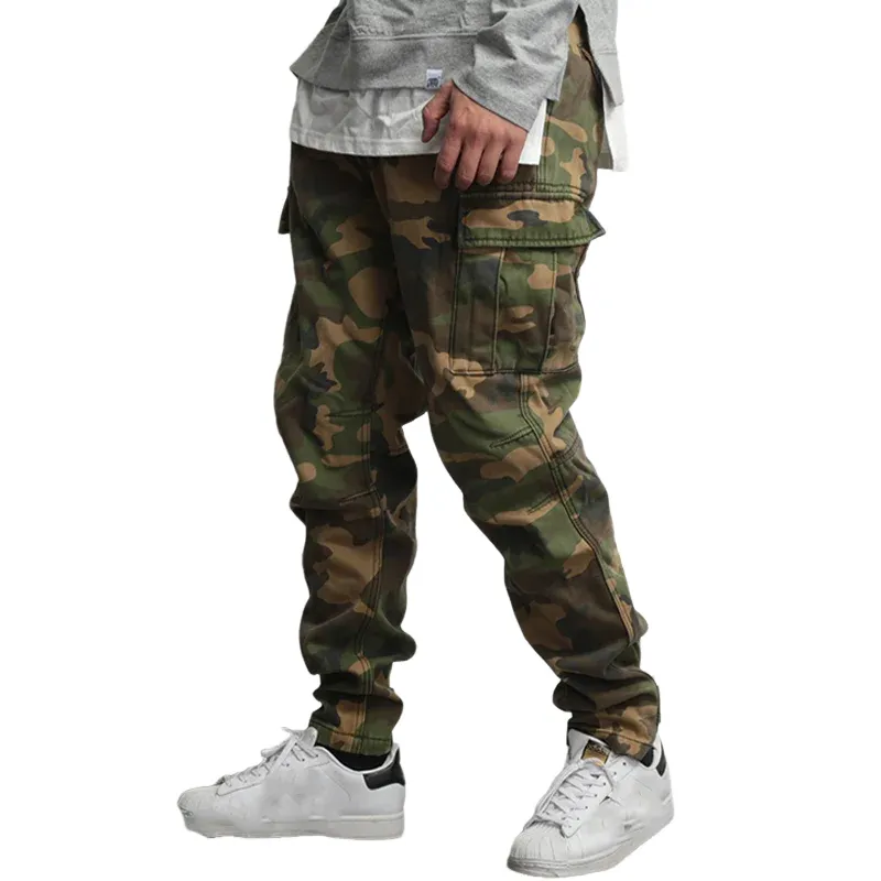 Men's Fashion Camouflage Multi-pocket Cargo Pants 34799378Z sold by Manly