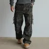 Men's Fashion Camouflage Multi-pocket Cargo Pants 50920079Z sold by Manly