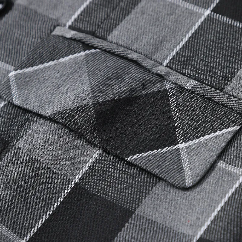 Men's Vintage Checkered Lapel Double-breasted Vest (shirt Not Included) 02198566X sold by Manly product image thumbnail 5