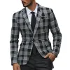 Men's Vintage Check Casual Blazer 12002269X sold by Manly