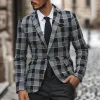 Men's Vintage Check Casual Blazer 12002269X sold by Manly