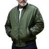 Men's Lightweight Casual Rib Collar Nylon Bomber Jacket 22883419F sold by Manly