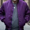 Men's Lightweight Casual Rib Collar Nylon Bomber Jacket 04916110F sold by Manly