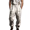 Men's Retro Casual Linen Breathable Loose Long Pants 04974970TO sold by Manly
