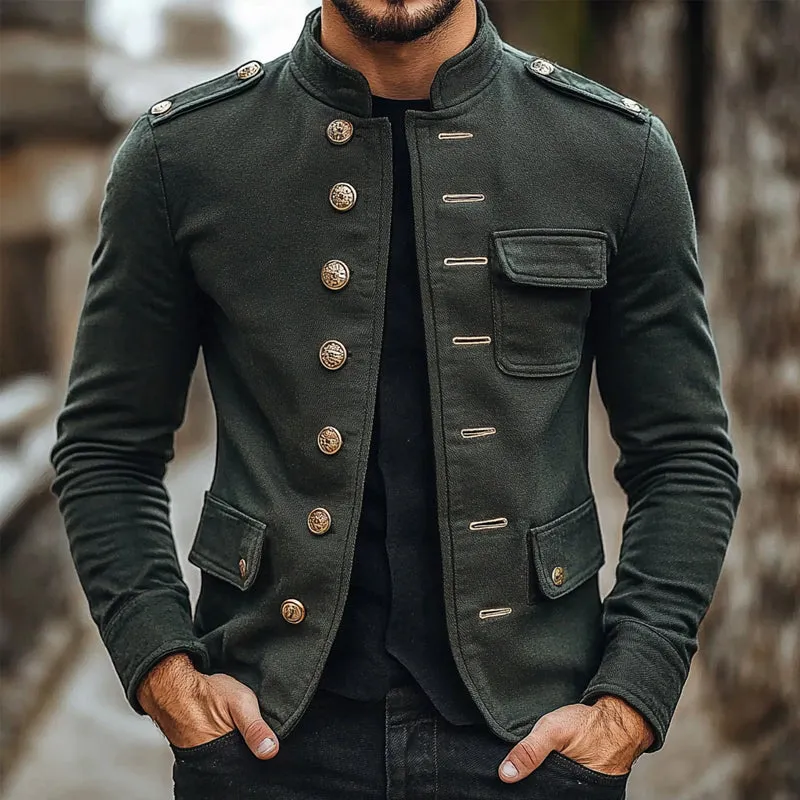 Men's Solid Canvas Multi-Pocket Jacket 43233514X sold by Manly product image thumbnail 2