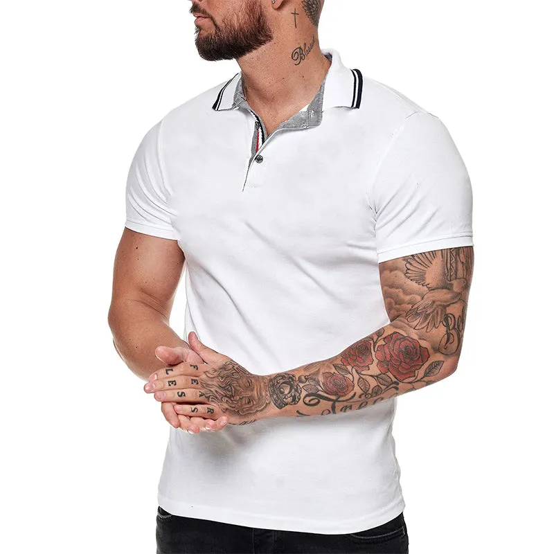 Men's Casual Business Short-sleeved POLO Shirt 84314868X sold by Manly