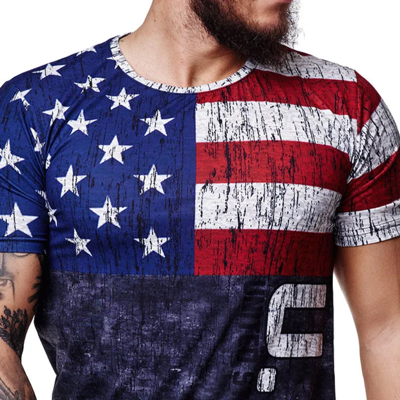 Men's Printed Round Neck Short Sleeve T-Shirt 84602872X sold by Manly product image thumbnail 2
