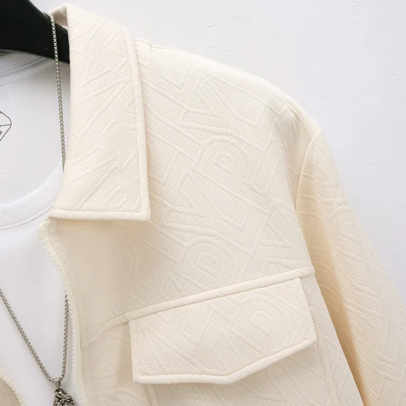 Men's Solid Color Textured Lapel Jacket 93868802X sold by Manly product image thumbnail 5