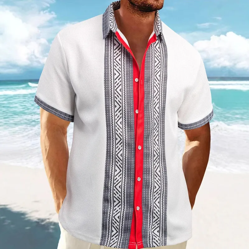 Men's Resort Print Short Sleeve Shirt 14734820X sold by Manly product image thumbnail 4