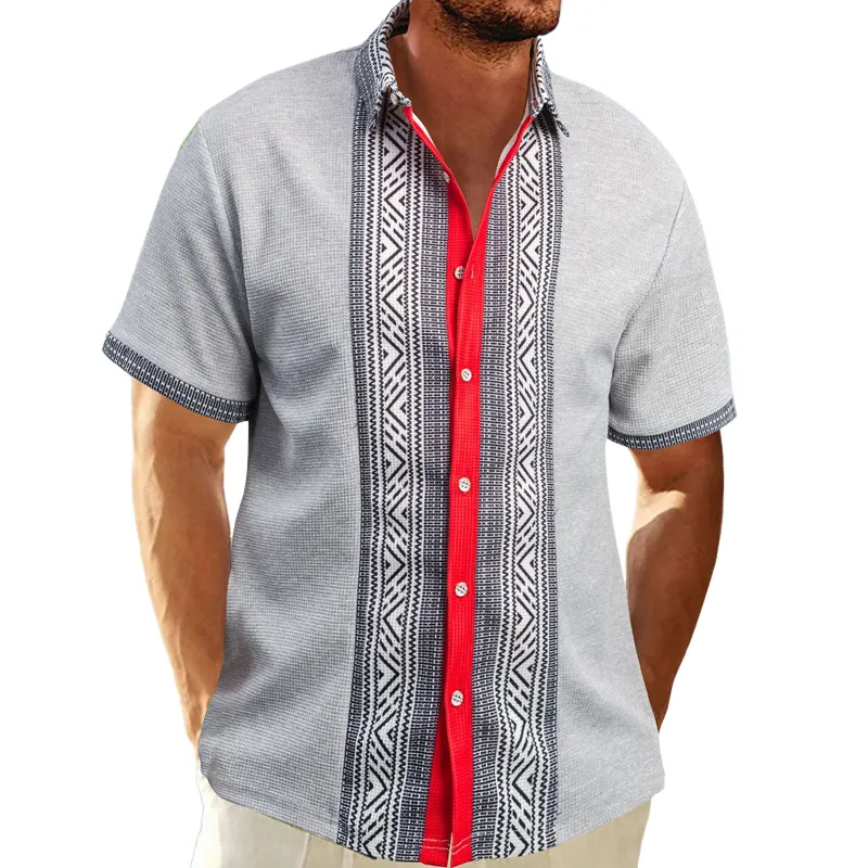Men's Resort Print Short Sleeve Shirt 14734820X sold by Manly product image thumbnail 5