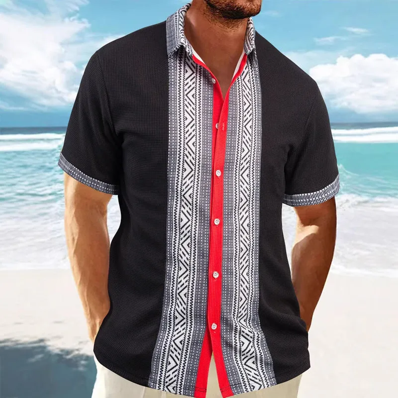 Men's Resort Print Short Sleeve Shirt 14734820X sold by Manly product image thumbnail 3