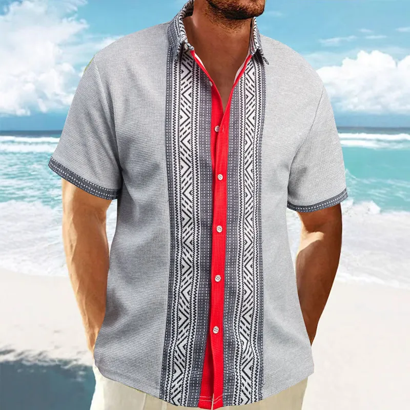 Men's Resort Print Short Sleeve Shirt 14734820X sold by Manly product image thumbnail 2