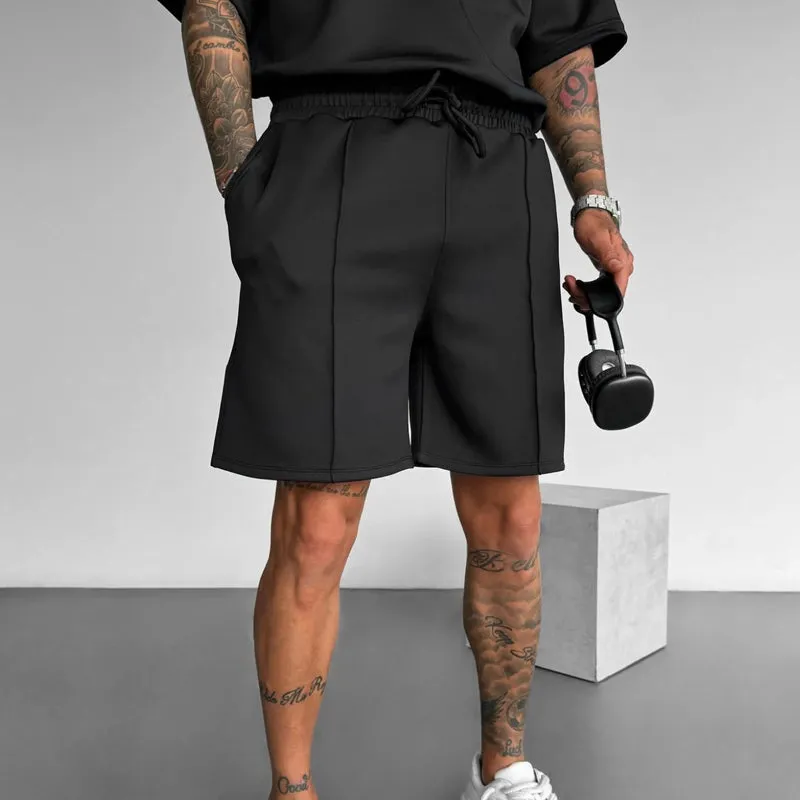 Men's Solid Color Sports Shorts 22647411X sold by Manly product image thumbnail 3