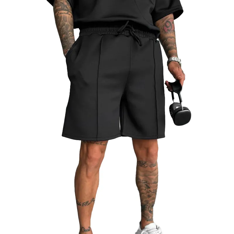 Men's Solid Color Sports Shorts 22647411X sold by Manly