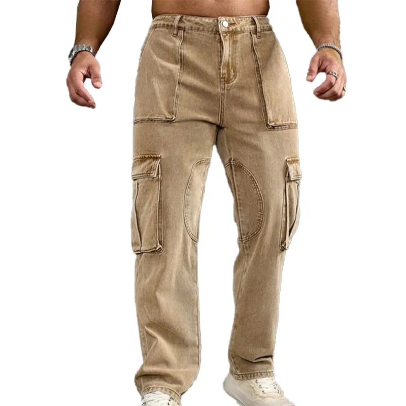 Men's Vintage Washed Cargo Jeans 24683023X sold by Manly