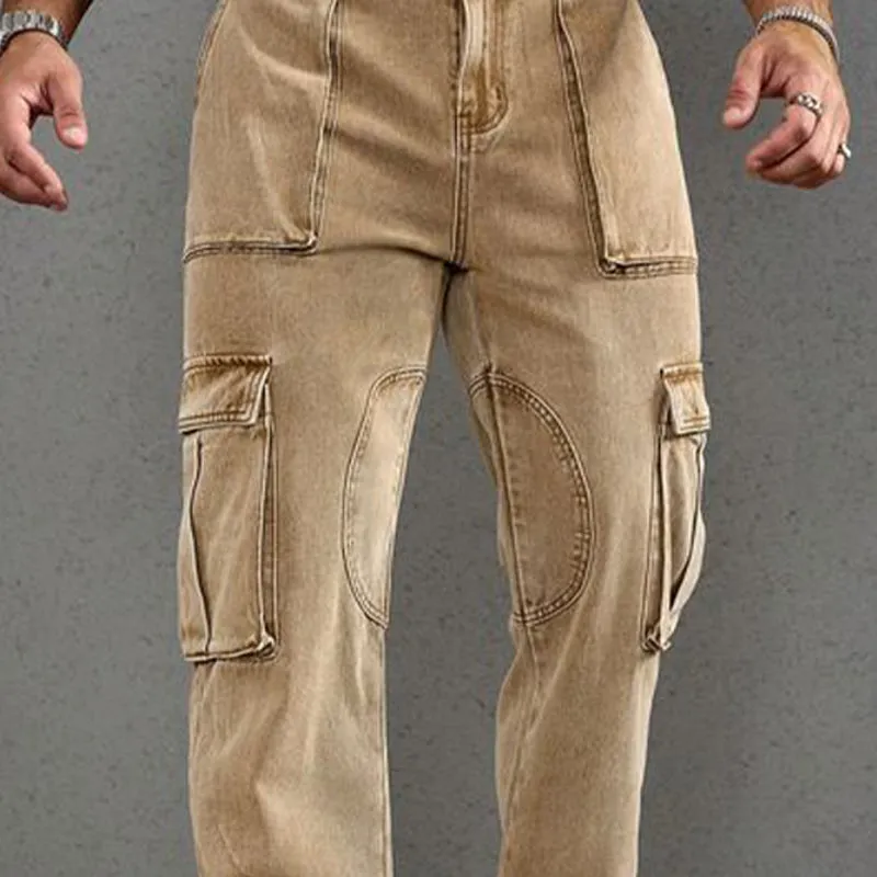 Men's Vintage Washed Cargo Jeans 24683023X sold by Manly product image thumbnail 2