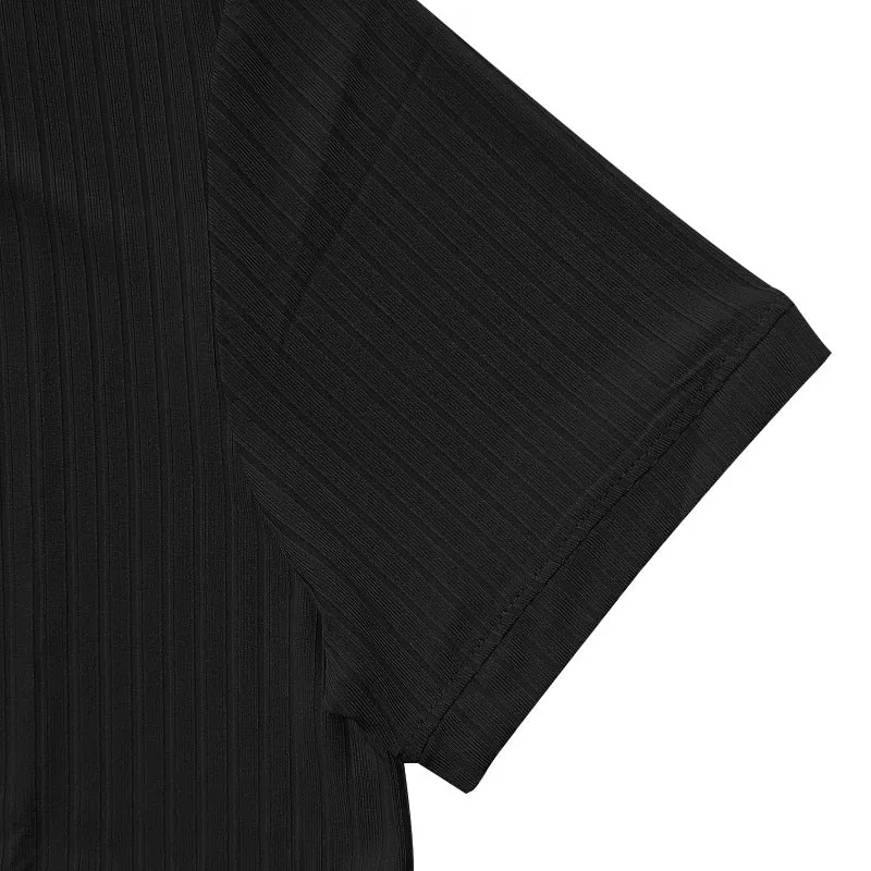 Men's Casual Striped Loose Short Sleeve T-Shirt 12738435X sold by Manly product image thumbnail 4