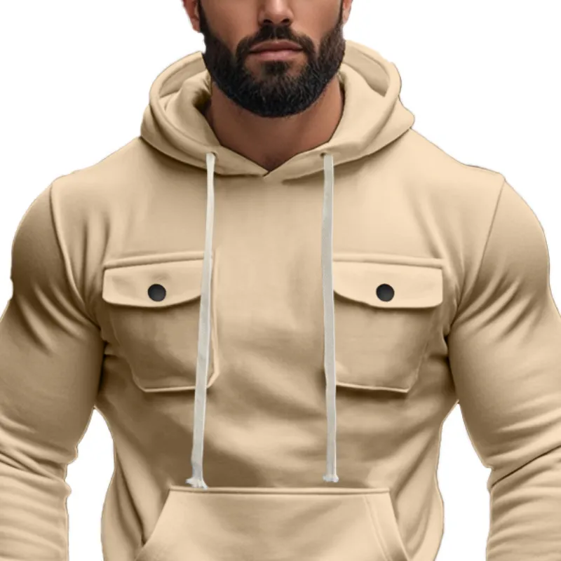 Men's Classic Casual Fit Multi-Pocket Hoodie 56454613K sold by Manly product image thumbnail 2