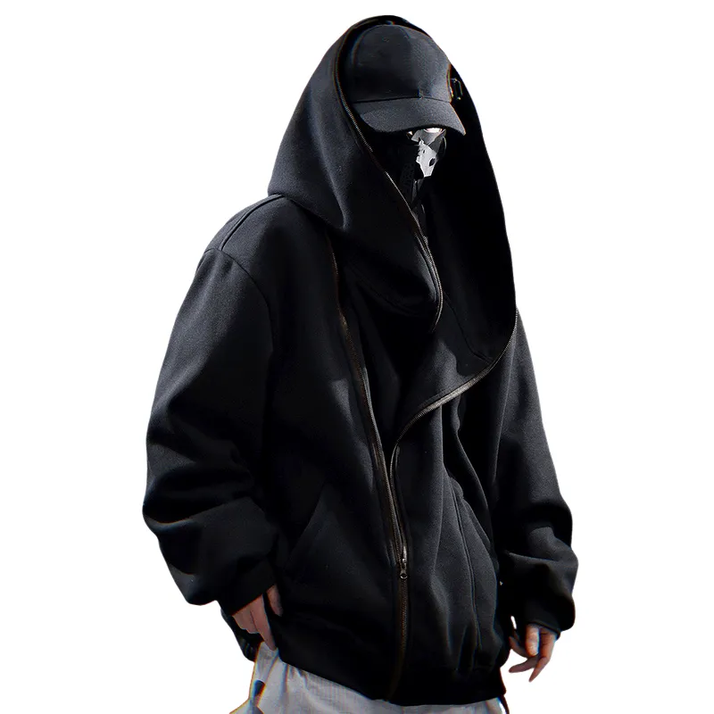 Men's Vintage Casual Cotton Blend Zip-Up Hooded Jacket 09886941F sold by Manly