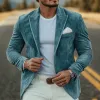 Men's Classic Casual Western Style Slim Fit Suede Blazer 16361924K sold by Manly