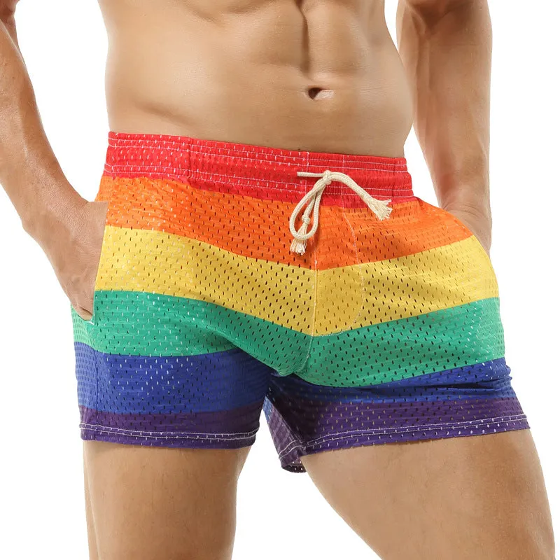 Men's Casual Contrast Color Skin-friendly Breathable Fabric Shorts 50403580K sold by Manly product image thumbnail 4