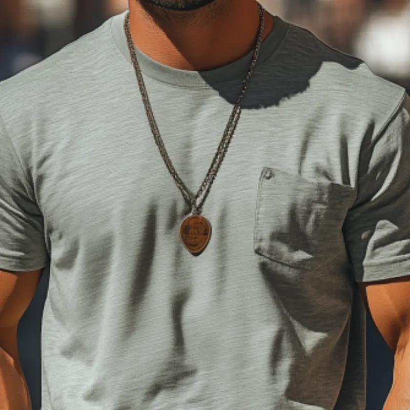 Men's Classic Casual Strong Fit Bamboo Cotton Short Sleeve T-Shirt 40467719K sold by Manly product image thumbnail 4