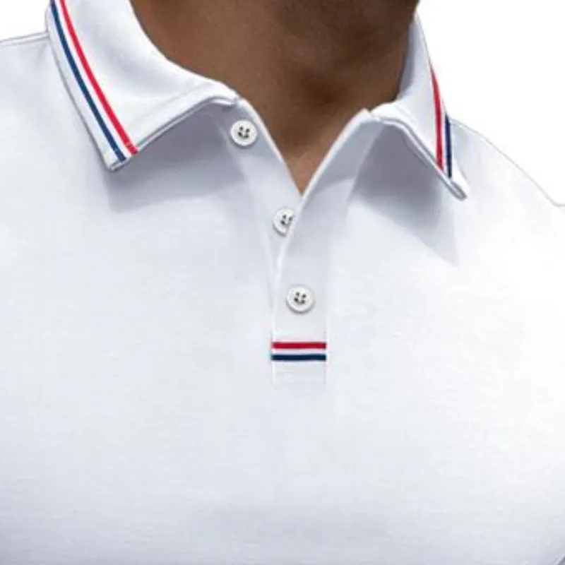 Men's Slim Fit Cotton Polo Short Sleeve T-Shirt 95295752U sold by Manly product image thumbnail 3