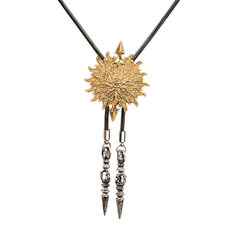 Men's Adjustable Metal Chain Bolo Tie Necklace 55080031U sold by Manly