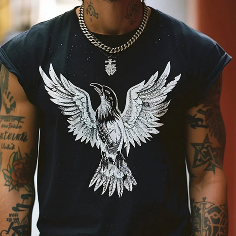 Men's Loose Animal Print Tank Top 36160301X sold by Manly product image thumbnail 3