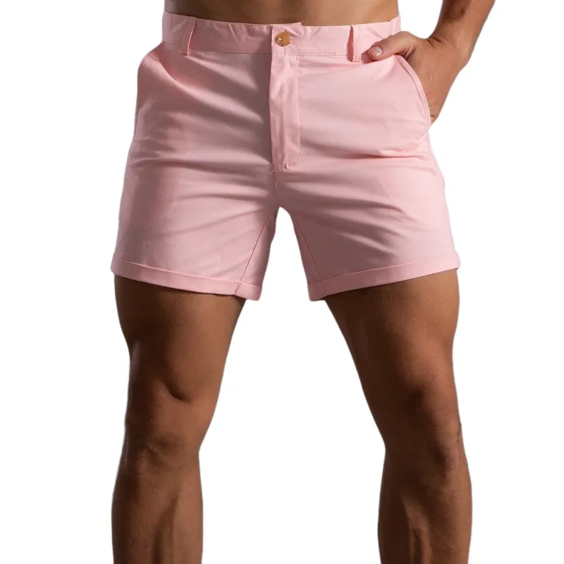 Men's Classic Casual Spring and Summer Cotton Blend Shorts 10937040K sold by Manly
