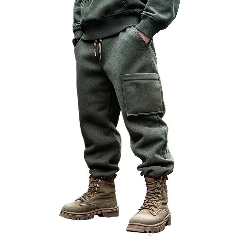 Men's Retro Casual Washed Drawstring Sweatpants 96868963TO sold by Manly