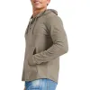 Men's Solid Color Cotton Blend Kangaroo Pocket Long Sleeve Hoodie 44961306Z sold by Manly