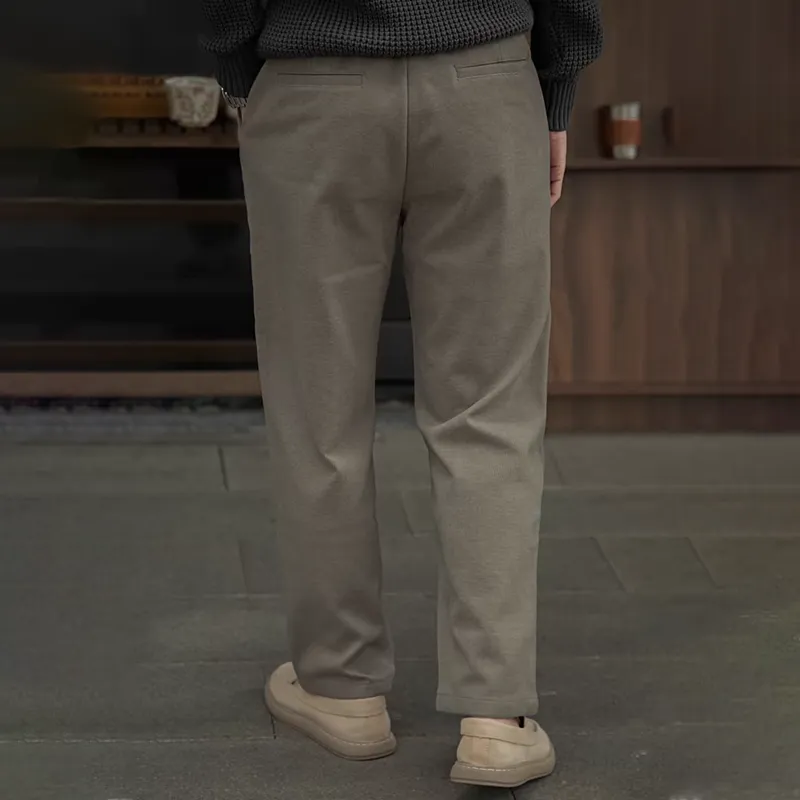 Men's Solid Color Straight Suit Pants 77772901Z sold by Manly product image thumbnail 4