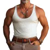 Men's White Slim Fit Comfortable Breathable Tank Top 40153036P sold by Manly