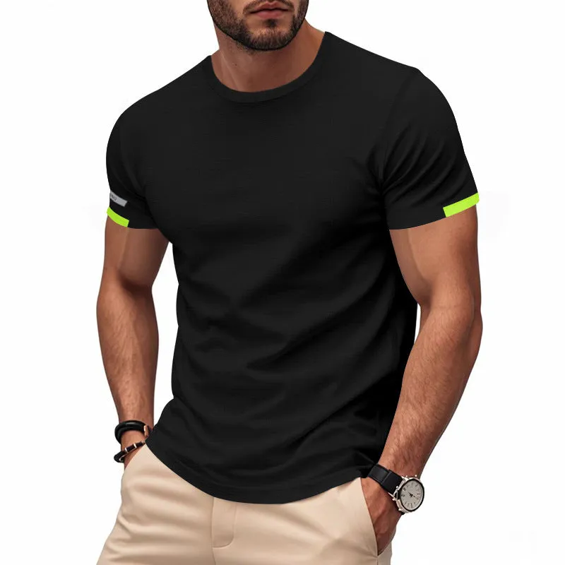 Men's Round Neck Sports Breathable Short-sleeved T-shirt 81353035X sold by Manly product image thumbnail 2