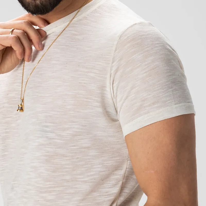 Men's Comfort Stretch Cotton Blend Round Neck Short Sleeve T-shirt 55676058Z sold by Manly product image thumbnail 5